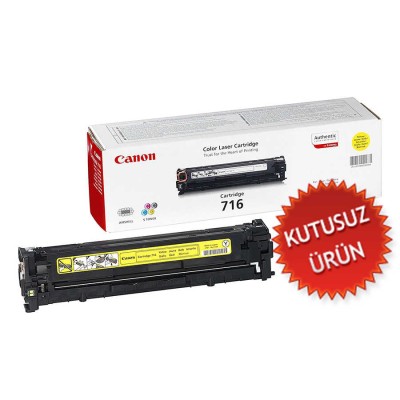 Canon CRG-716Y (1977B002) Sarı Orjinal Toner - LBP5050 / MF8030Cn (U) (T7610)