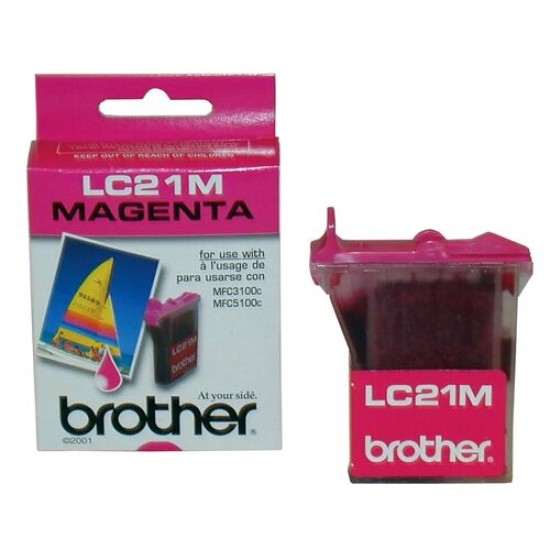 Brother LC-21M Kırmızı Orjinal Kartuş - MFC-3100C  / MFC-5100C (T16233)