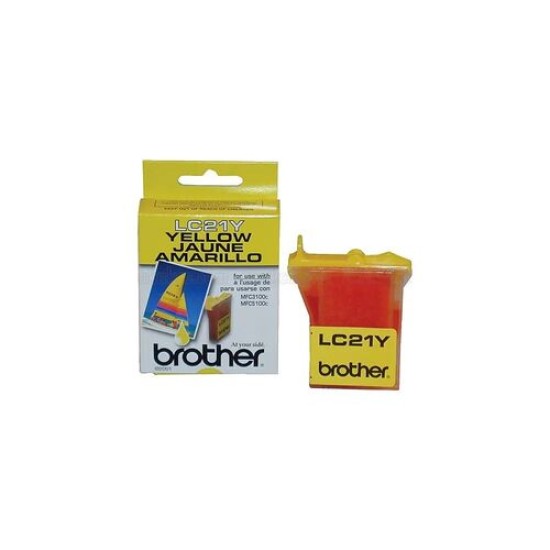 Brother LC-21Y Sarı Orjinal Kartuş - MFC-3100C  / MFC-5100C (T16234)