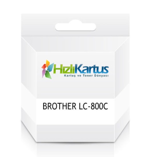 Brother LC-800C Mavi Muadil Kartuş - MFC-3220C (T10542)