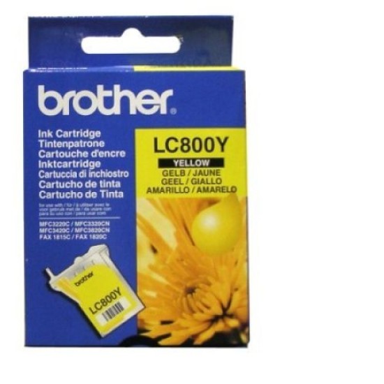 Brother LC-800Y Sarı Orjinal Kartuş - MFC-3220C (T10636)