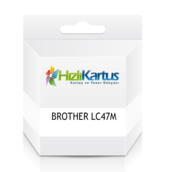 Brother LC47M Kırmızı Muadil Kartuş - DCP-110C  / DCP-115C (T10532)