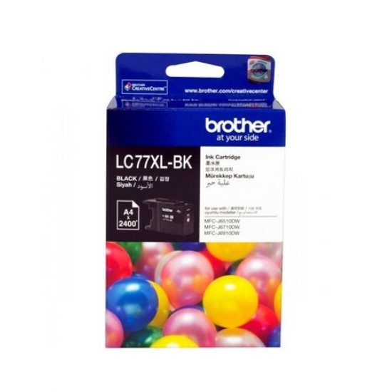 Brother LC77XLBK Siyah Orjinal Kartuş - MFC-J6510DW / MFC-J6710DW (T12560)