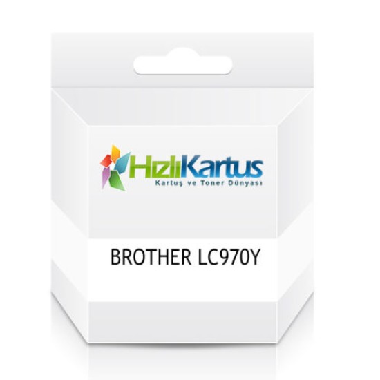 Brother LC970Y Sarı Muadil Kartuş - DCP-135C (T10547)