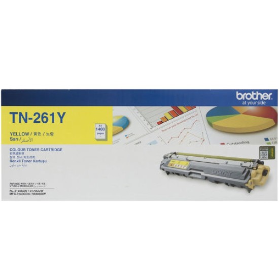 Brother TN-261Y Sarı Orjinal Toner - HL-3150CDN (T9366)