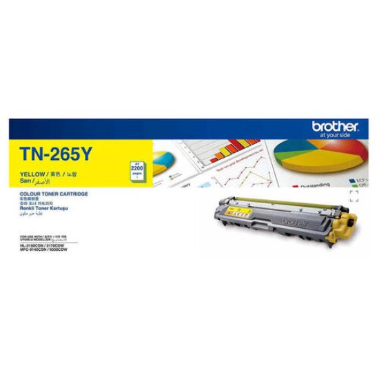 Brother TN-265Y Sarı Orjinal Toner Yüksek Kapasiteli - DCP-9020 (T15200)