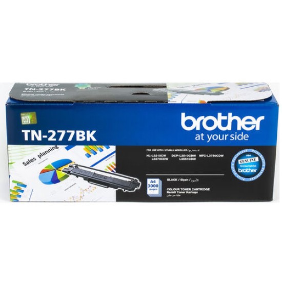 Brother TN-277BK Siyah Orjinal Toner Yüksek Kapasiteli - DCP-L3510 (T15204)