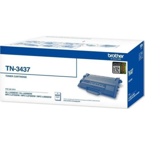 Brother TN-3437 Orjinal Toner - HL-L5200 / HL-L6200 / MFC-L6700 (T9908)