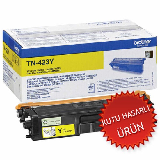 Brother TN-423Y Sarı Orjinal Toner - MFC-L8690CDW (C) (T16248)