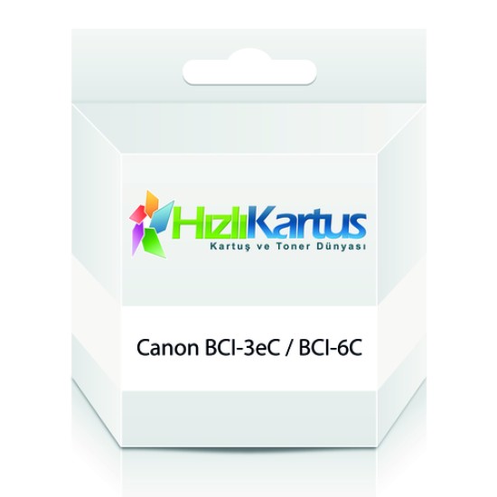 Canon BCI-3eC / BCI-6C Mavi Universal Muadil Kartuş - BJC-3000 (T12256)