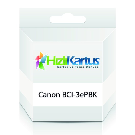 Canon BCI-3ePBK (4485A002) Foto Siyah Muadil Kartuş - BJC-3000 (T12249)