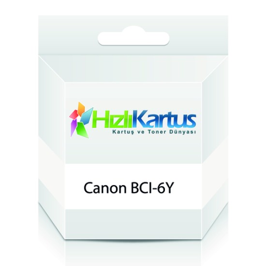 Canon BCI-6Y (4708A002AA) Sarı Muadil Kartuş - BJC-8200 (T12243)