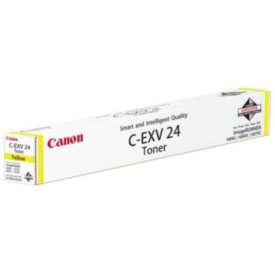 Canon C-EXV24Y (2450B002) Sarı Orjinal Toner - IR-C5068 / IR-C5058 / IR-C5800 (T11044)