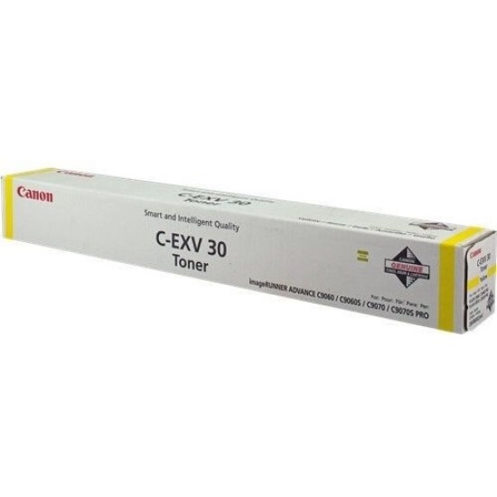 Canon C-EXV30Y (2803B002) Sarı Orjinal Toner - IR-C9060 / IR-C9065 / IR-C9070 (T10649)