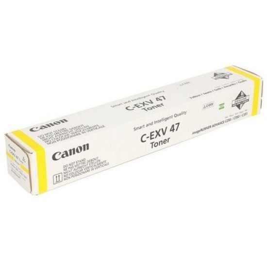 Canon C-EXV47 Y (8519B002) Sarı Orjinal Toner - IR-C250i / IR-C350i (T9835)