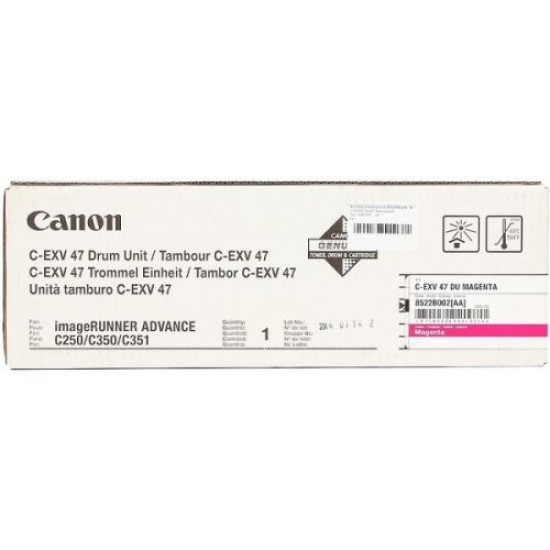 Canon C-EXV47M (8522B002AA) Kırmızı Orjinal Drum Ünitesi - IR-C250i / IR-C350i (T10700)