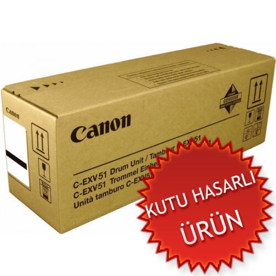 Canon C-EXV51 (0488C002) Siyah Orjinal Drum Ünitesi - IR-C5535i  / IR-C5540i (C) (T16192)