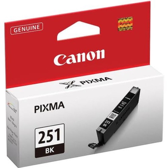 Canon CLI-251BK (6513B001) Siyah Orjinal Kartuş - iP7220 / iP8720 (T12038)