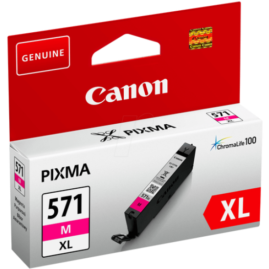 Canon CLI-571XL (0333C001) M Yüksek Kapasite Kırmızı Orjinal Kartuş - MG5700 / MG6800 (T12956)