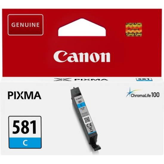 Canon CLI-581C (2103C001) Mavi Orjinal Kartuş - TS6151 / TS8151  (T12620)