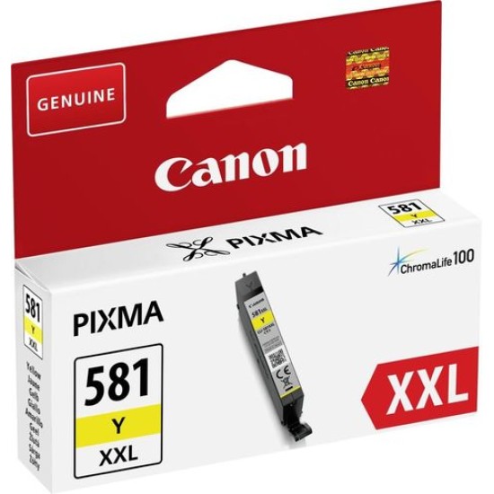 Canon CLI-581XXL Y (1997C001AA) Sarı Orjinal Kartuş - TS6150 / TS6250 (T11826)