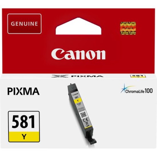 Canon CLI-581Y (2105C001) Sarı Orjinal Kartuş - TS6151 / TS8151  (T12622)