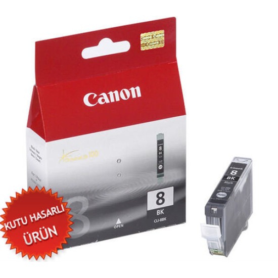 Canon CLI-8BK (0620B024) Siyah Orjinal Kartuş - IP3300 / IP4200 (C) (T15121)