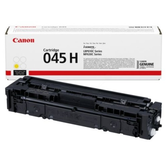 Canon CRG-045H Y (1243C002) Sarı Orjinal Toner - LBP610 / MF630 (T10892)