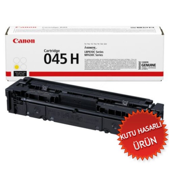 Canon CRG-045H Y (1243C002) Sarı Orjinal Toner - LBP610 / MF630 (C) (T13327)