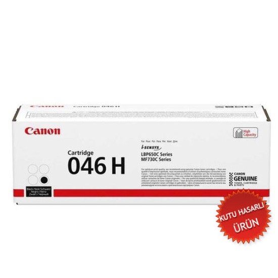 Canon CRG-046H BK (1254C002) Siyah Orjinal Toner - LBP-653cdw / MF732cdw (C) (T13329)