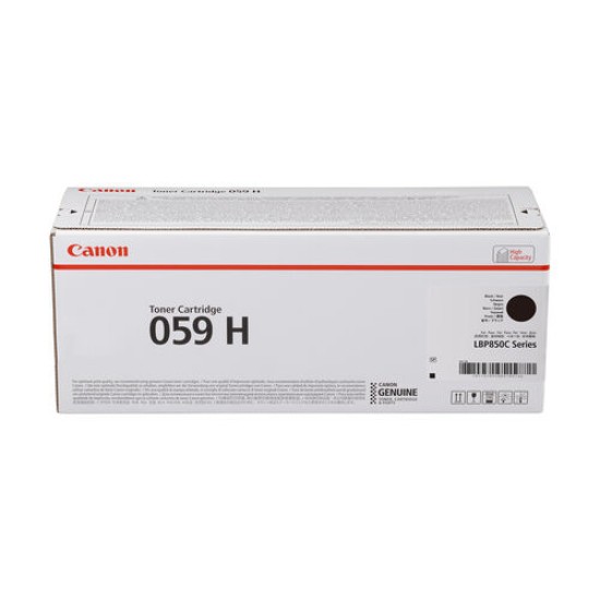 Canon CRG-059HBK (3627C001) Siyah Orjinal Toner Yüksek Kapasite - LBP852Cx / LBP851C (T13058)