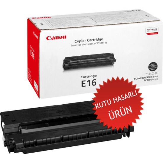 Canon E16 (1492A003AA) Orjinal Toner -FC200 / FC220 / FC320 (C) (T9299)