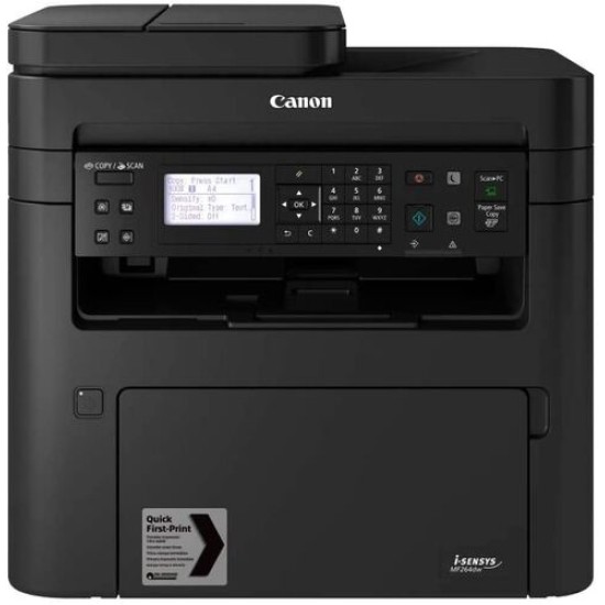 Canon i-Sensys MF264DW (2925C016AA) Tarayıcı + Fotokopi + Wi-Fi Mono Çok Fonksiyonlu Lazer Yazıcı (T16191)