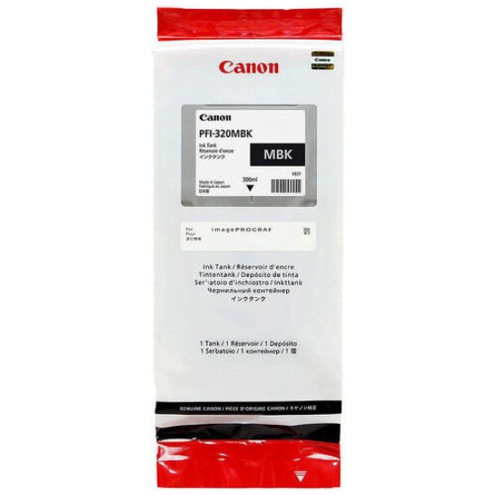 Canon PFI-320MBK (2889C001) Mat Siyah Orjinal Kartuş - TM-200 / TM-205  (T12651)