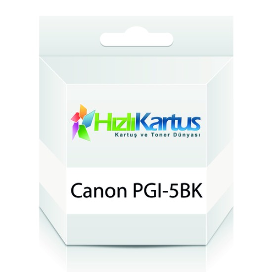 Canon PGI-5BK (0628B024) Siyah Muadil Kartuş - IP3300 / IP4200 (T12245)