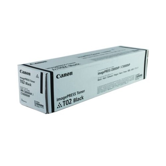 Canon T02 (8529B001) Siyah Orjinal Toner - ImagePress C8000VP / C10000VP (T15190)