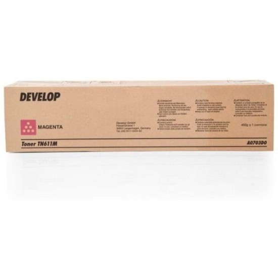 Develop TN-611M (A0703D0) Kırmızı Orjinal Toner - Ineo +451 / +550 (T16056)