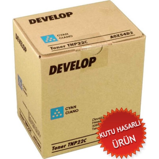 Develop TNP-22C Mavi Orjinal Toner - Ineo 35+ (C) (T15849)