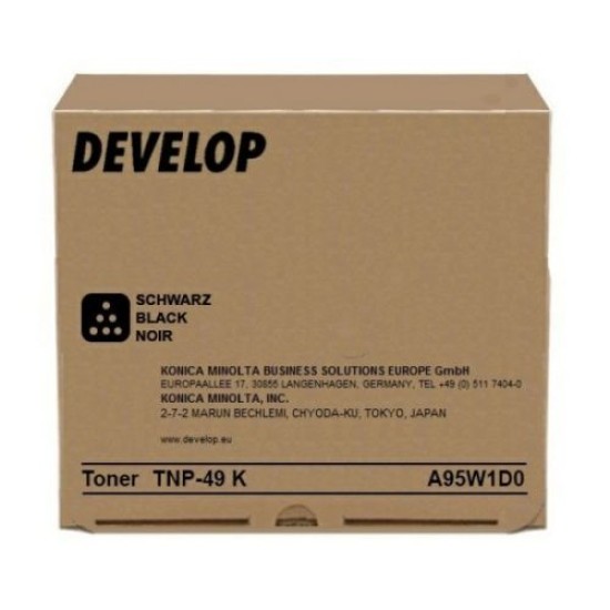 Develop TNP-49K Siyah Orjinal Toner - Ineo +3851 / +3851FS (T9613)