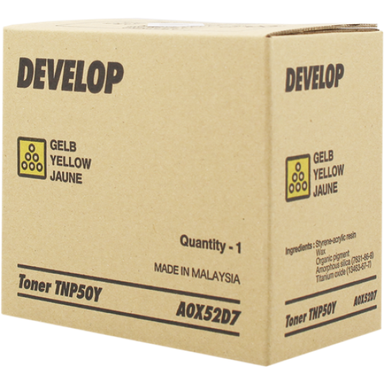 Develop TNP-50Y Sarı Orjinal Toner - Ineo +3100 (T9768)