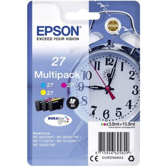 Epson C13T27054020 (27) Multipack Orjinal Kartuş - WF-3620  (T15006)