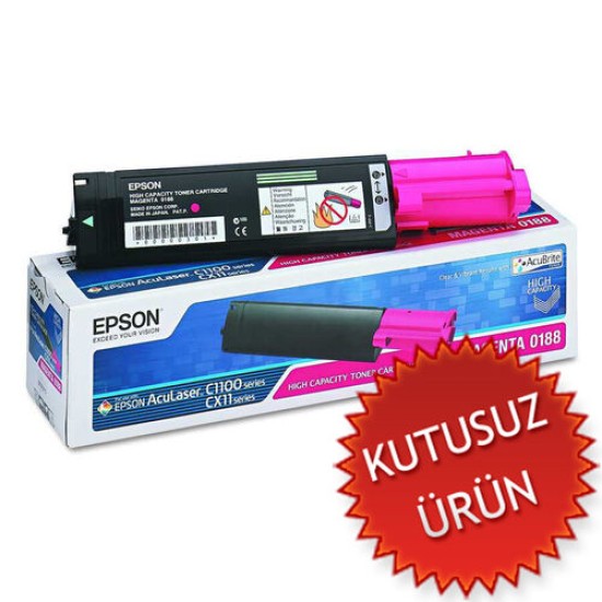 Epson C13S050188 Kırmızı Orjinal Toner - C1100 / CX11 (U) (T16165)