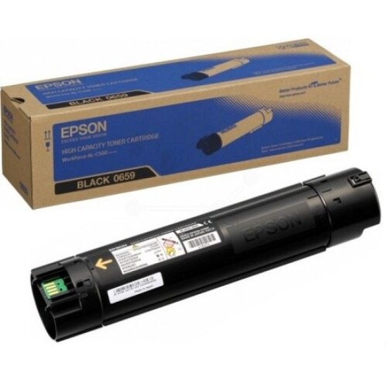 Epson C13S050659 Siyah Orjinal Toner Yüksek Kapasiteli - AL-C500Dhn / AL-C500Dtn (T12687)