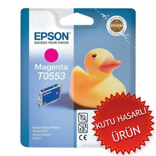 Epson C13T05534020 (T0553) Kırmızı Orjinal Kartuş - R240 / R245 (C) (T17620)