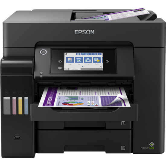 Epson C11CJ29402 EcoTank L6570 Fotokopi + Tarayıcı + Faks Renkli Çok Fonksiyonlu Mürekkep Tanklı Yazıcı (T15512)