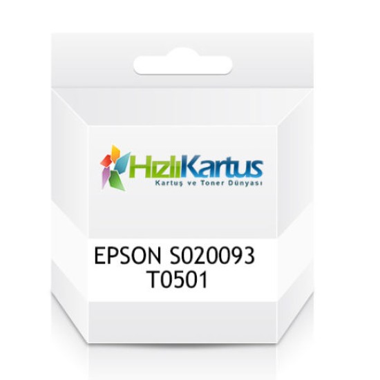 Epson C13S020093 (T0501) Siyah Muadil Kartuş - Stylus 400 (T10509)