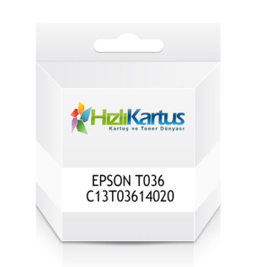 Epson C13T03614020 (T036) Siyah Muadil Kartuş - Stylus C42UX (T10519)