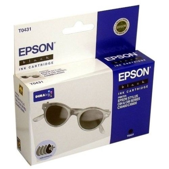 Epson C13T043140 (T0431) Siyah Orjinal Kartuş - Stylus C84 (T10544)