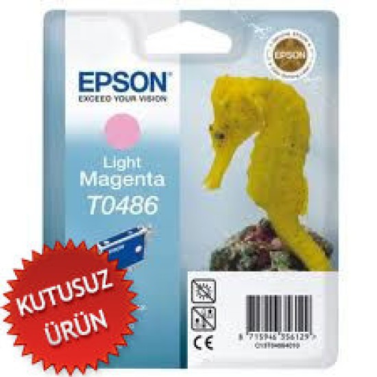 Epson C13T04864020 (T0486) Açık Kırmızı Orjinal Kartuş - Stylus Photo R200 (U) (T10479)