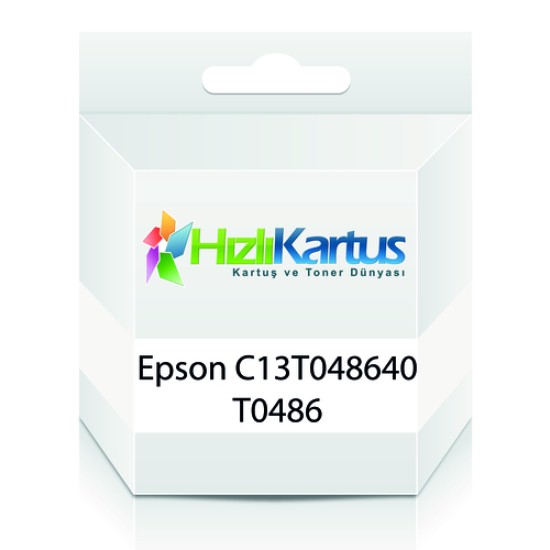 Epson C13T04864020 (T0486) Açık Kırmızı Muadil Kartuş - Stylus Photo R200 (T15809)